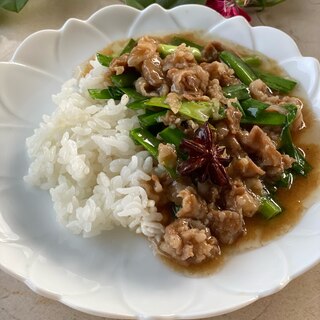 魯肉飯（ルーローハン）台湾風豚肉の煮込みかけごはん